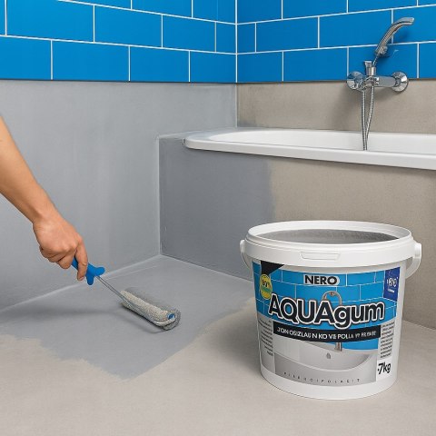 AQUAgum - folia w płynie do hydroizolacji 4 kg