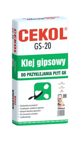 CEKOL GS-20 KLEJ GIPSOWY 20KG
