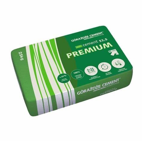 CEMENT GÓRAŻDŻE 52,5 PREMIUM 25KG
