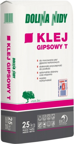 DOLINA NIDY KLEJ GIPSOWY 25KG