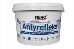 FARBA ANTYREFLEKSYJNA DO ŚCIAN I SUFITÓW 10L - GŁĘBOKO MATOWA, ŚNIEŻNOBIAŁA