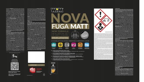 Fuga WIM NOVA MATT 5 kg RÓŻNE KOLORY