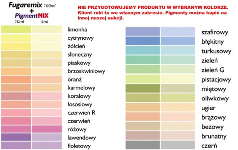 Fuga elastyczna Inchem różne kolory inchem 0,1 kg