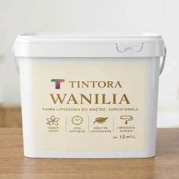 TINTORA – FARBA LATEKSOWA O ZAPACHU WANILII DO ŚCIAN I SUFITÓW 5 L