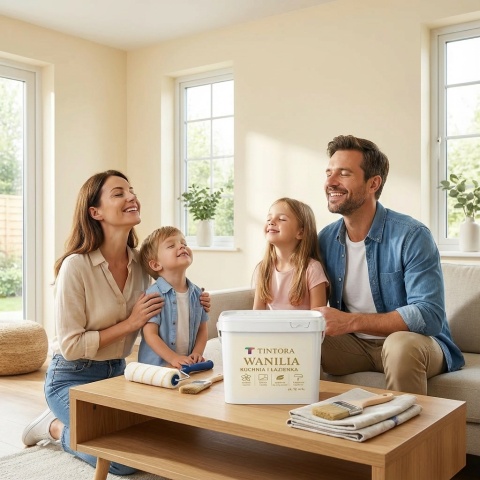 TINTORA – FARBA LATEKSOWA O ZAPACHU WANILII KUCHNIA | ŁAZIENKA 5 l